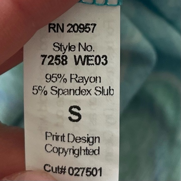 TORI RICHARD HONOLULU DON'T BE BLUE ALEXIA DRESS SIZE SMALL VACATION RESORT - Picture 5 of 11